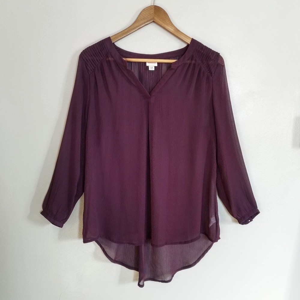Merona Sheer Tunic Popover